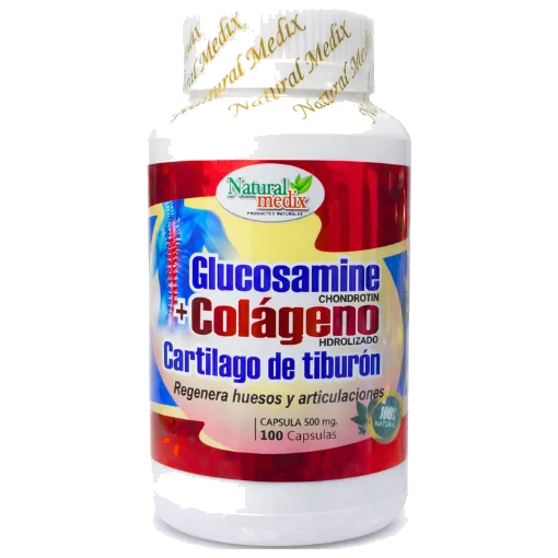 Glucosamina + Colágeno + Cartílago de Tiburón