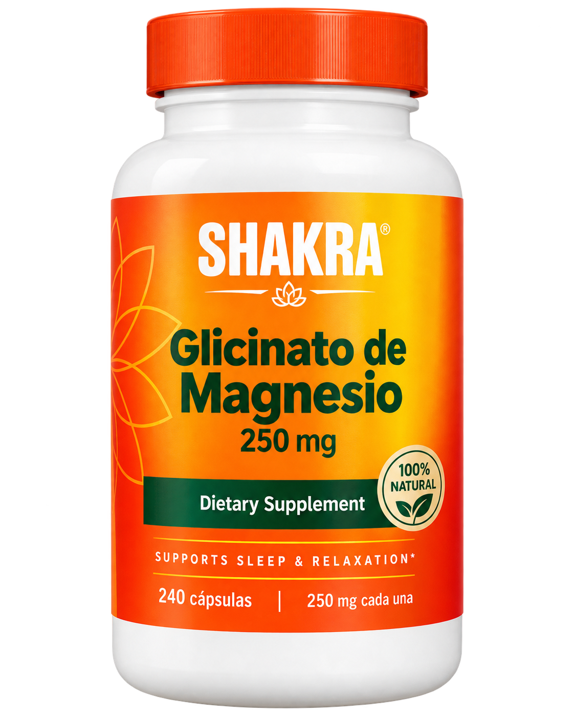 Glicinato de Magnesio 250 mg