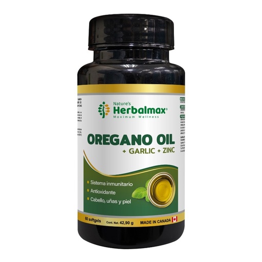 Oregano Oil + Garlic + Zinc