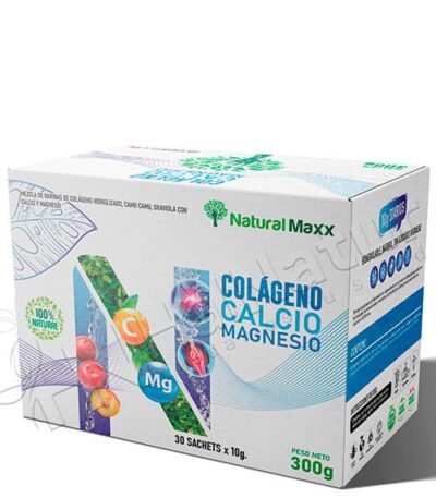 Colágeno + Calcio + Magnesio Natural Maxx