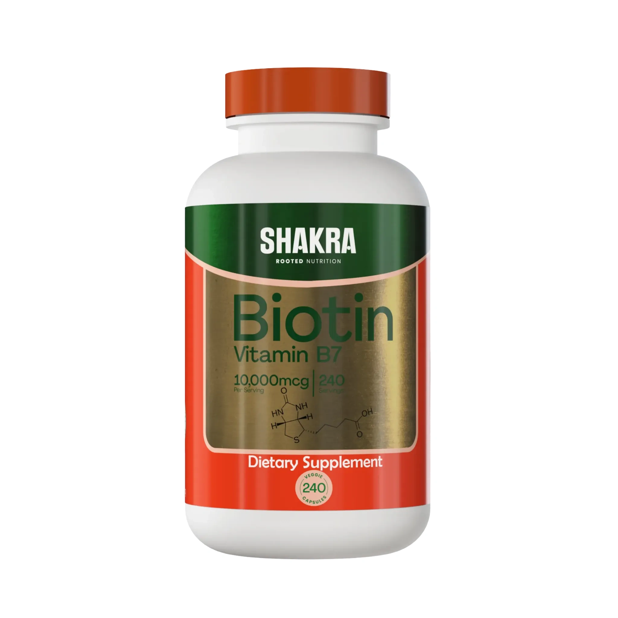 Biotin Vitamin B7 10,000 mcg