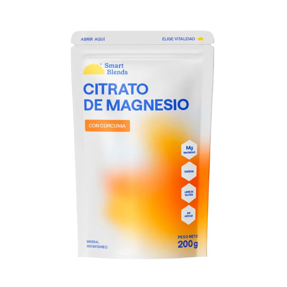 Citrato de Magnesio Premium con Cúrcuma