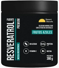 Fuente Resveratrol Premium Frutos Azules
